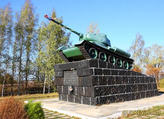 Мемориал - вечная слава героям ВОВ возле Мантурово