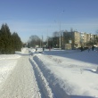 Снежные тротуары на Лазарева