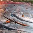 Карьер ЛГОКа по добыче железной руды