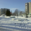 Фонтан зимой на ул. Лазарева