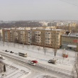 Улица Королёва в Губкине зимой